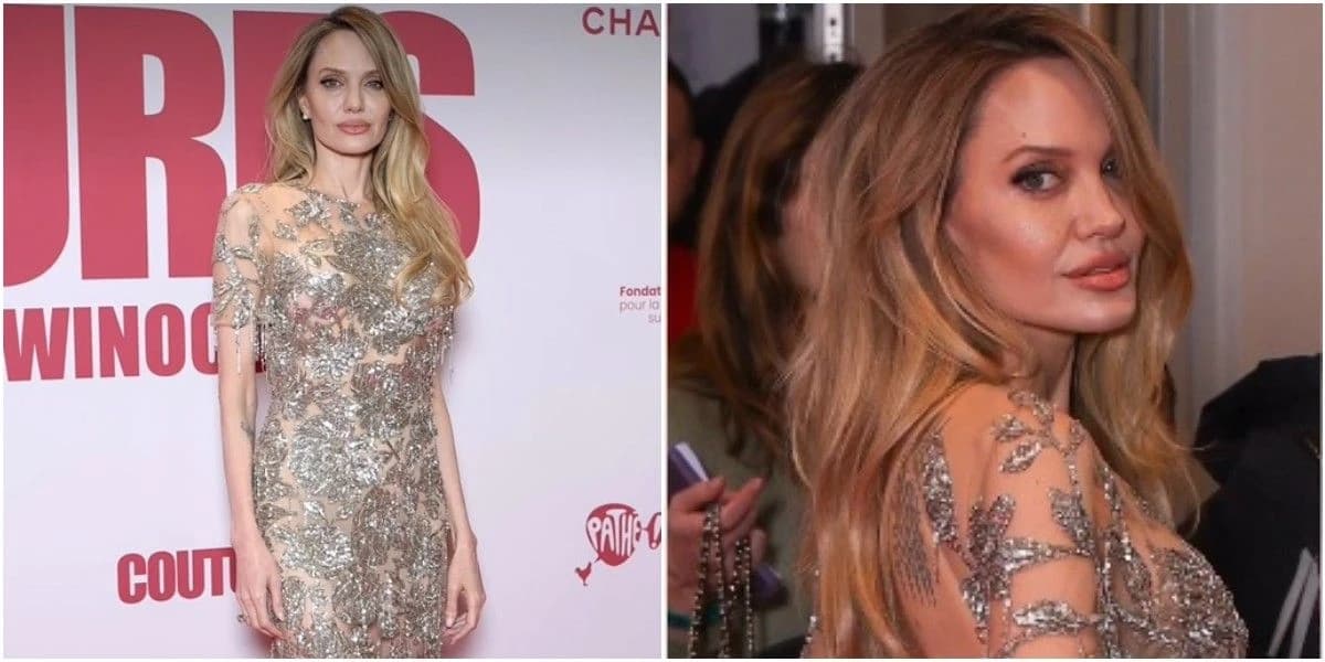 Angelina Jolie na premijeru filma došla u glamuroznoj srebrenoj haljini modne kuće Givenchy