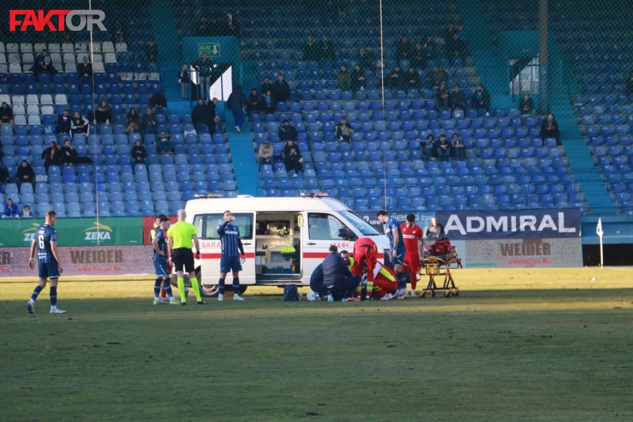 Jeza obuzela Grbavicu: Traumatična scena na meču Željezničar - Sloga