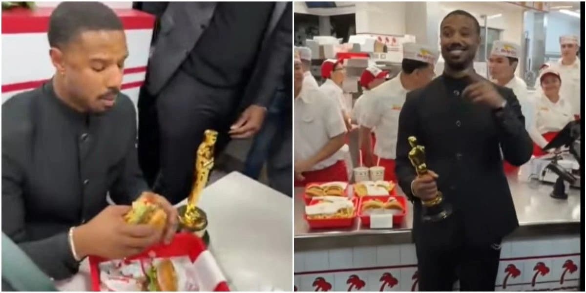 Sa Oscarom u ruci došao po burger: Michael B. Jordan oduševio fanove