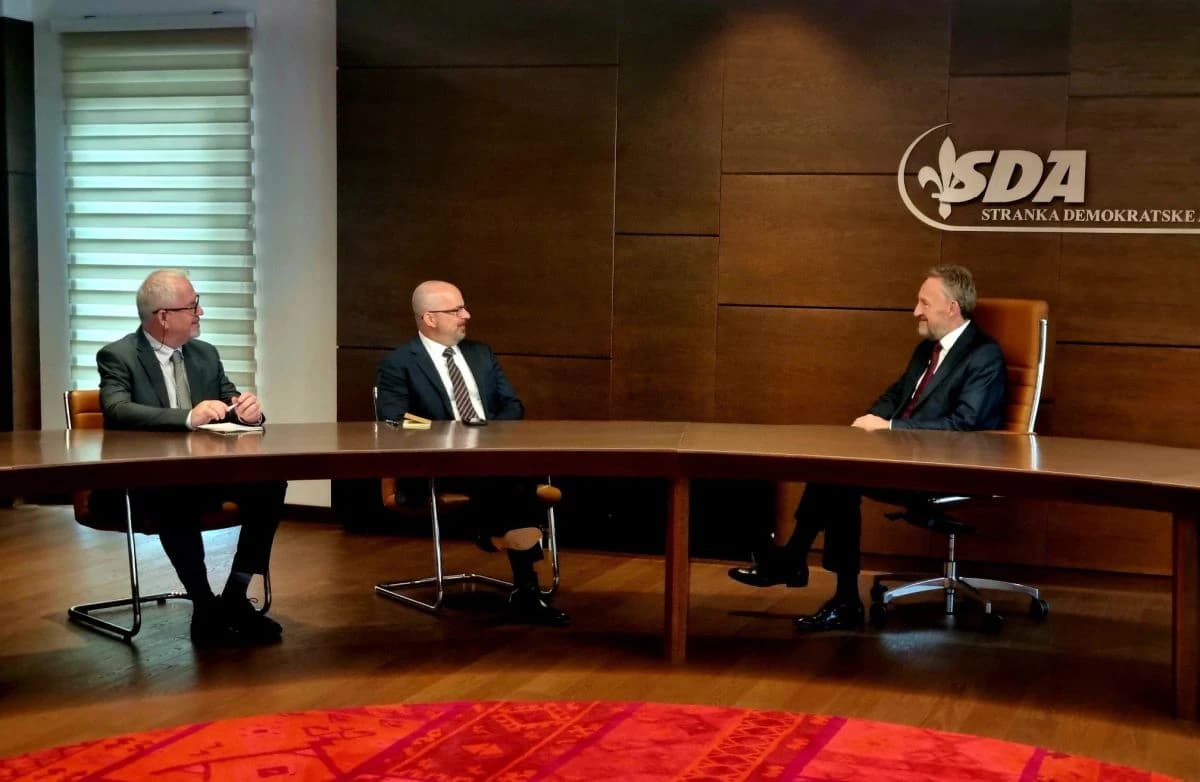 John Ginkel i Bakir Izetbegović