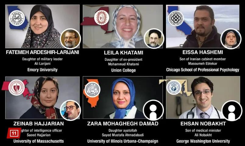Djeca iranskih vođa profesori su mladim Amerikancima na fakultetima od New Yorka do Los Angelesa
