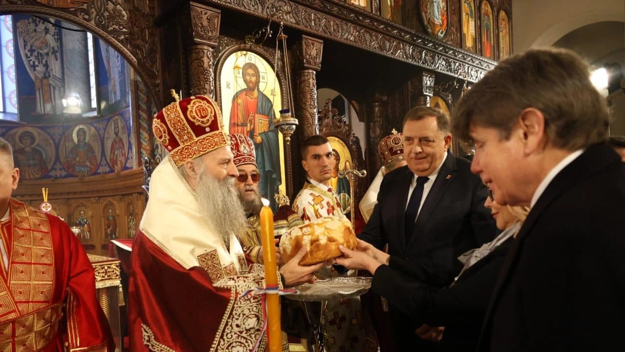 Rod Blagojevich, Milorad Dodik i srpski patrijarh Porfirije