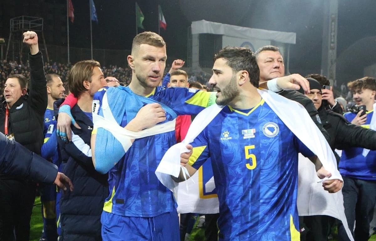 Edin Džeko i Sead Kolašinac
