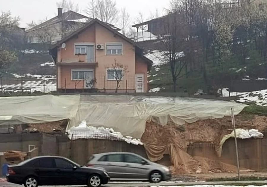 Klizište u Tojšićima