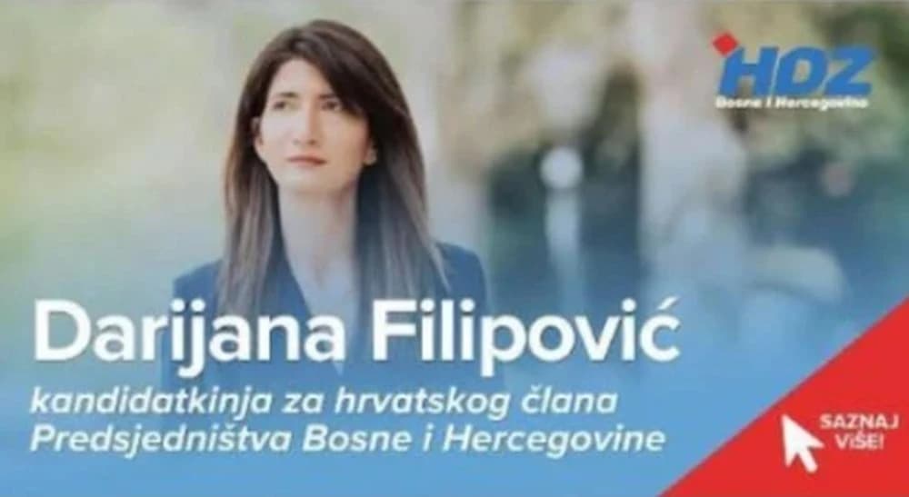 Preuranjena plaćena kampanja HDZ-ove Darijane Filipović, hoće li CIK reagirati?
