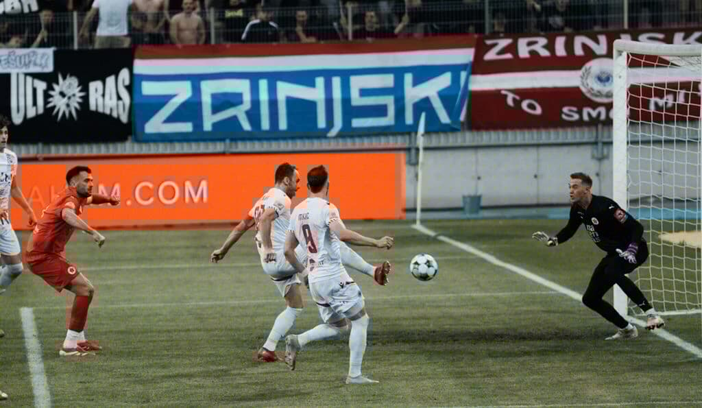 Zrinjski nosi gol prednosti na revanš kod Veleža