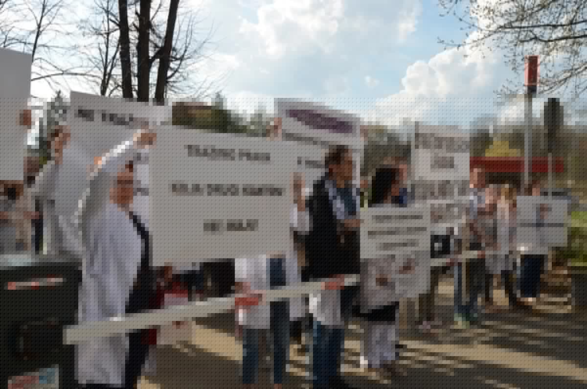 S jednog od protesta doktora TK