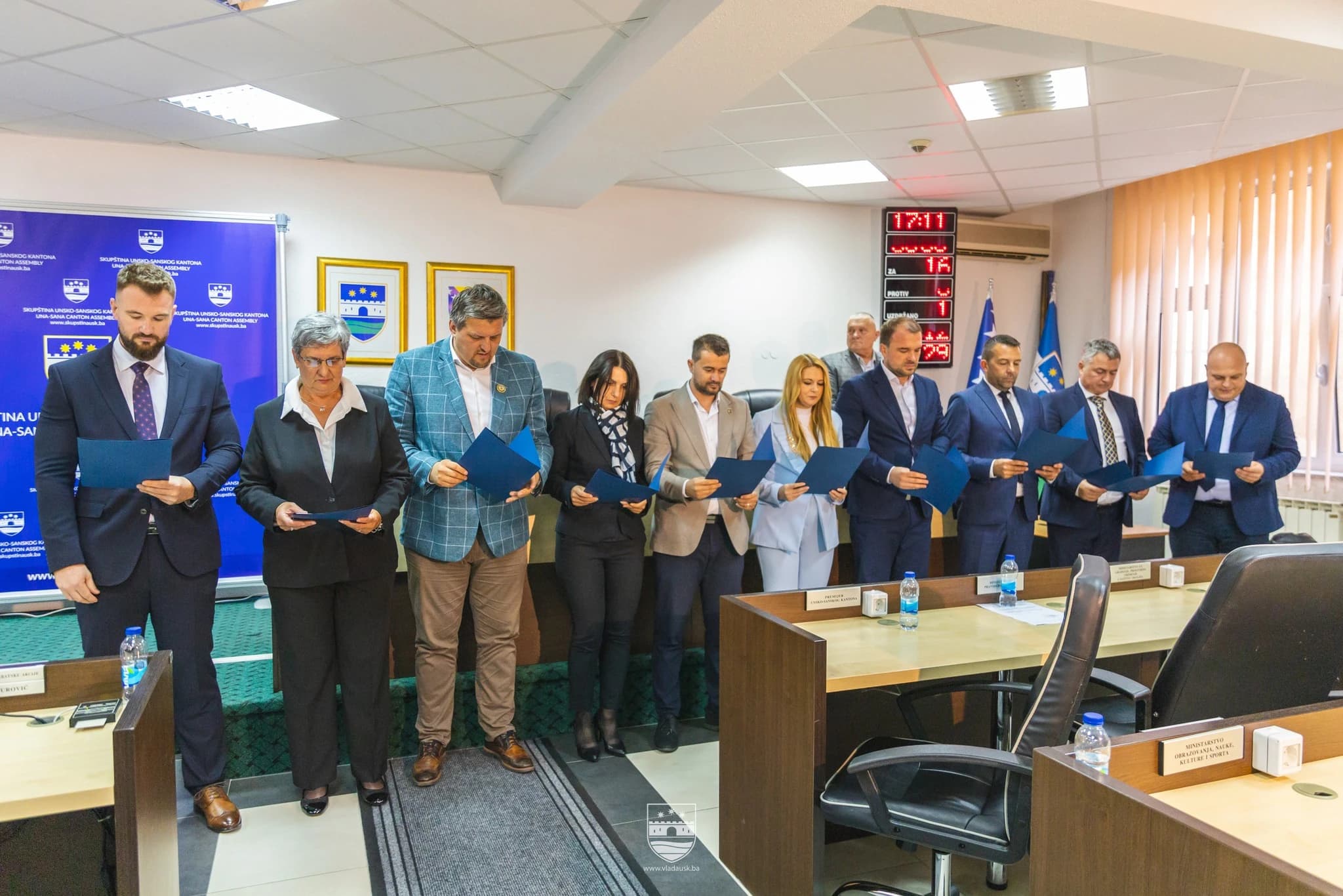 Novi saziv Vlade USK od prošle godine