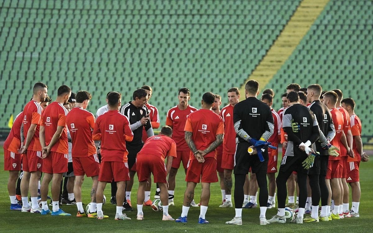 Makedonci trenirali na Koševu
