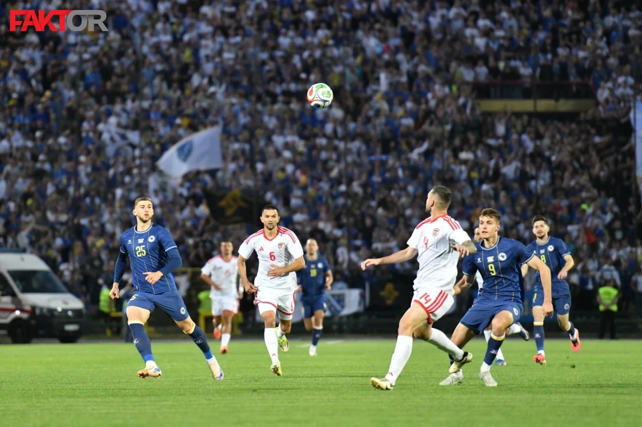 TOK UTAKMICE / BiH - Sjeverna Makedonija 0:0
