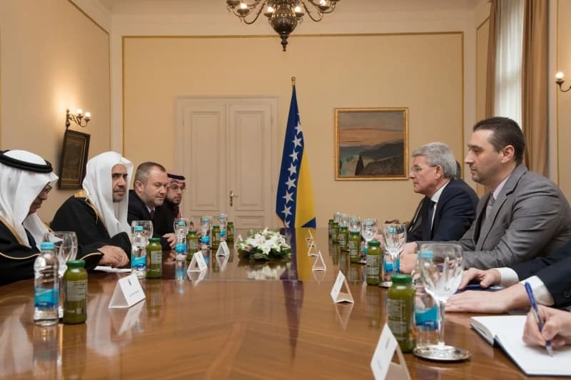 Džaferović primio generalnog sekretara Lige muslimanskog svijeta Al-Isaa