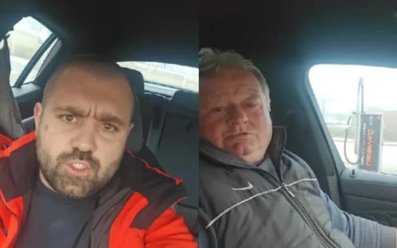 Marko Plavšić i Ljuban Vuković (desno)
