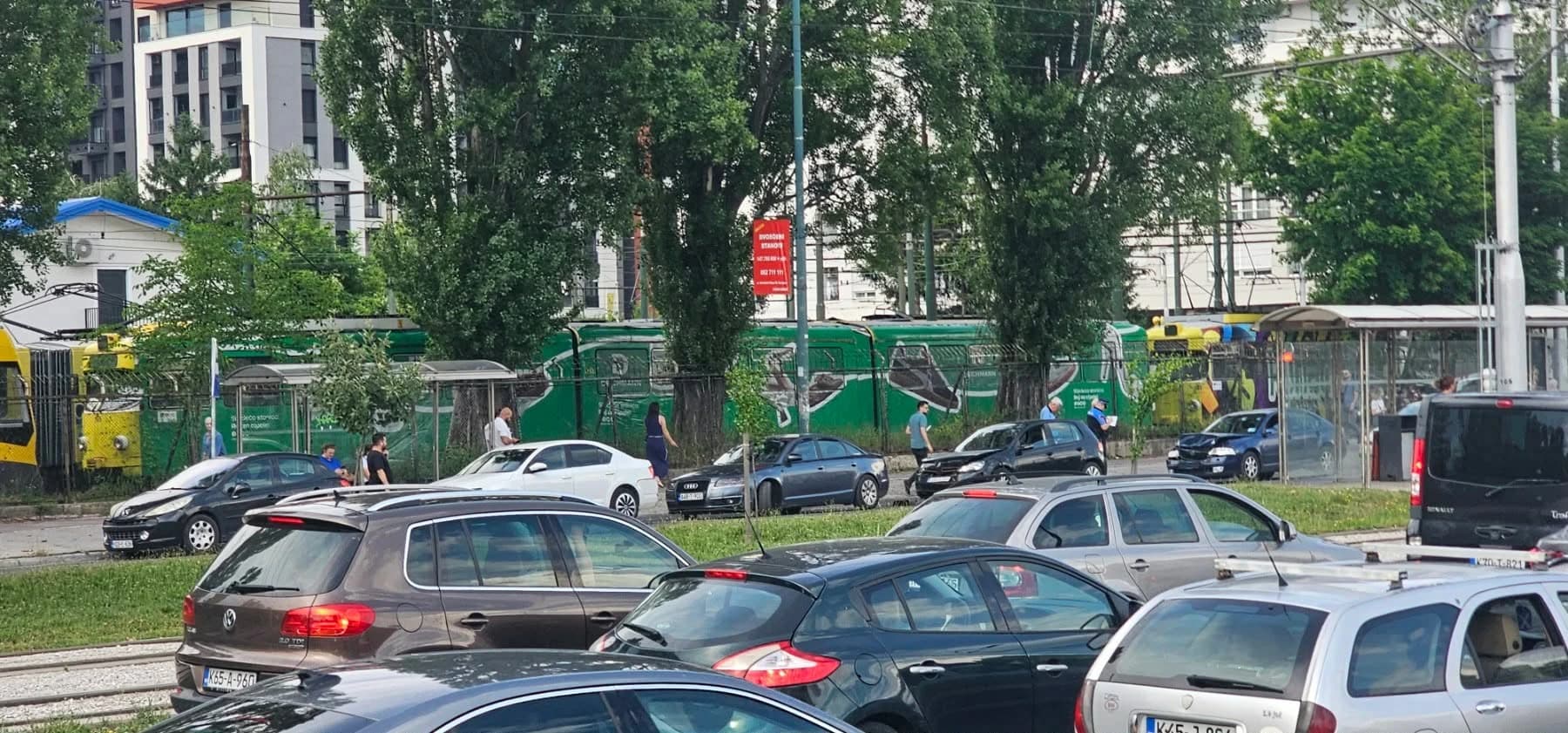 Zbog lančanog sudara u Sarajevu stvorene ogromne gužve u saobraćaju