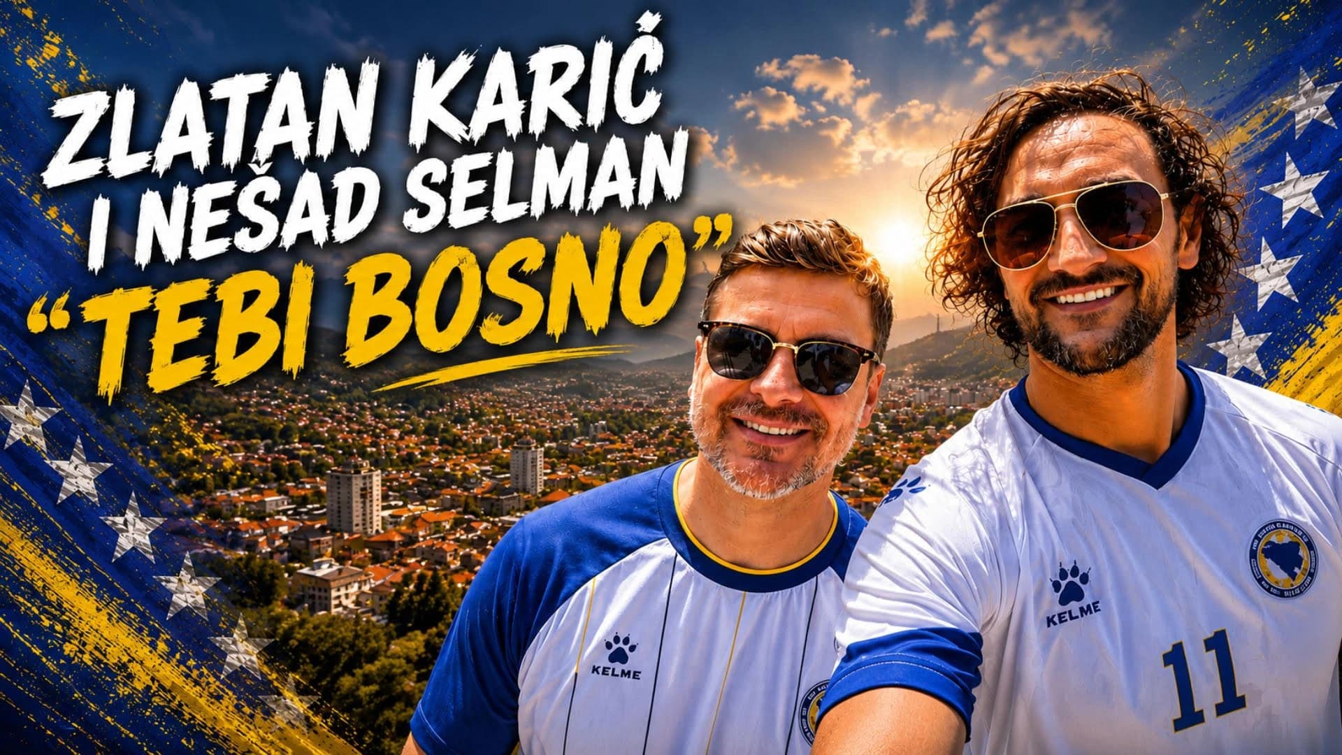 Zlatan Karić i Nešad Selman predstavljaju pjesmu "Tebi Bosno", muzičku posvetu domovini i podršku Zmajevima
