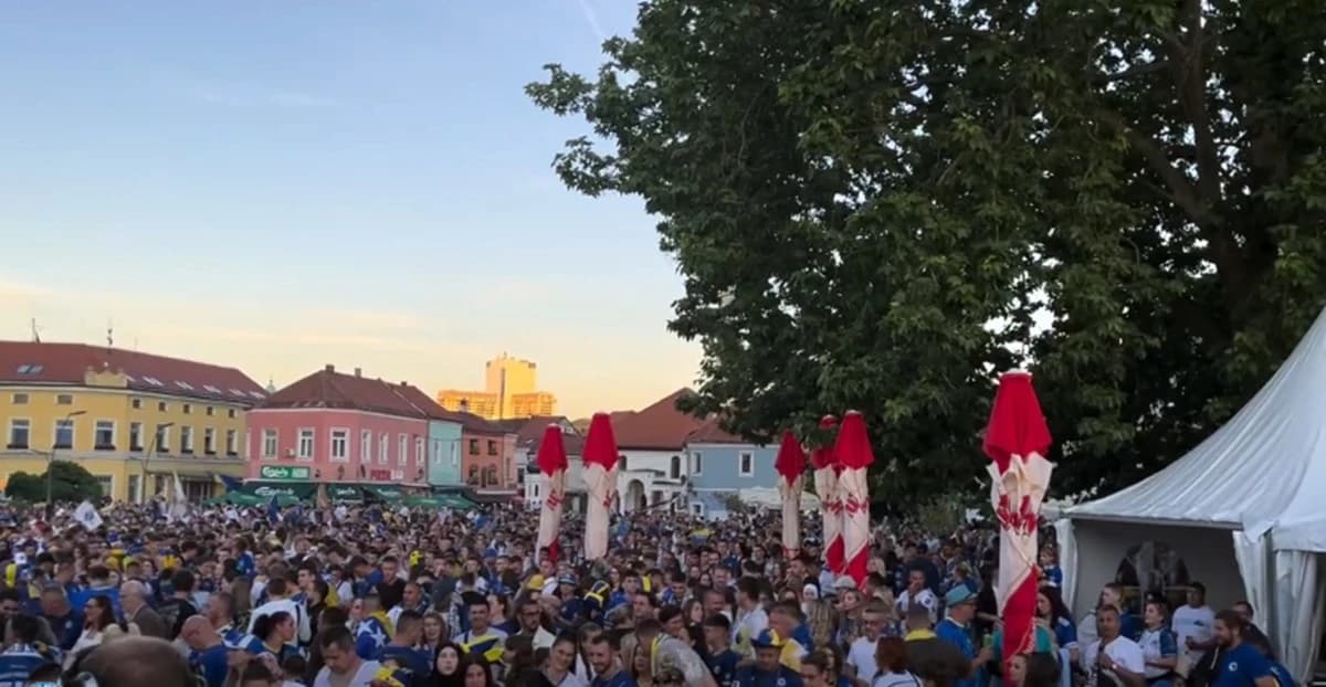 Trg slobode u Tuzli
