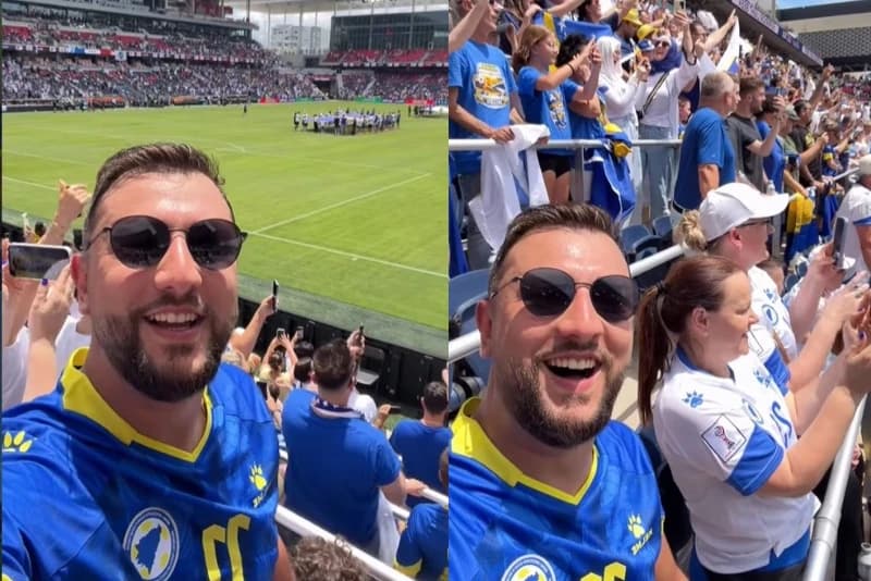 Pjevač Denial Ahmetović oduševio snimkom sa utakmice Zmajeva, postao je viralan