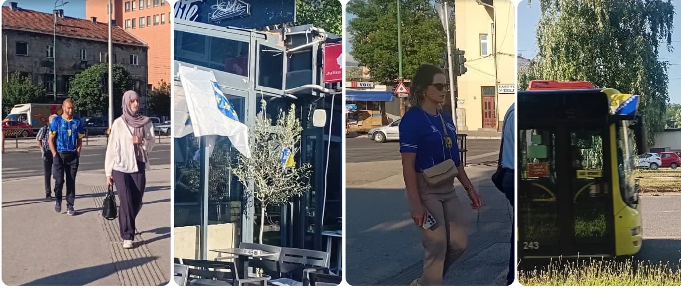 Atmosfera u Sarajevu, podrška Zmajevima pred večerašnju utakmicu
