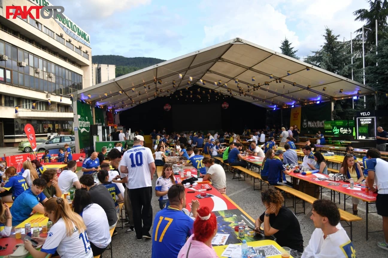 Fudbalska groznica trese Sarajevo, sve spremno za podršku Zmajevima