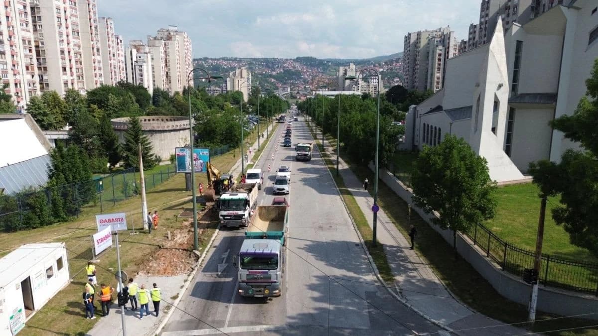 Krenula obnova još jedne saobraćajnice u Sarajevu, Šteta objavio da je obišao