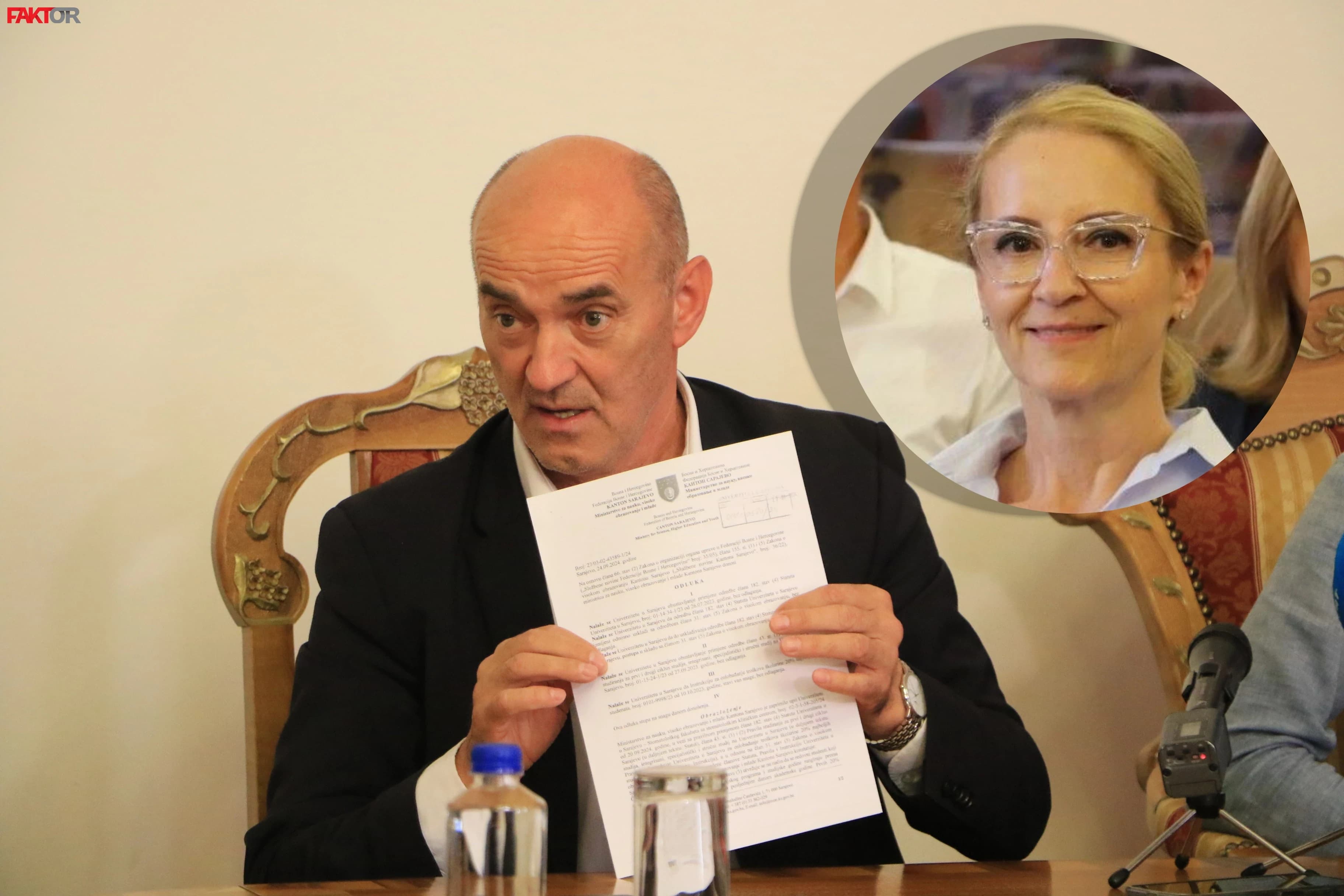 Prorektorice svjedočile o pritiscima i nezakonitom oduzimanju zvanja Sebiji Izetbegović, šta su rekle o Škrijelju?