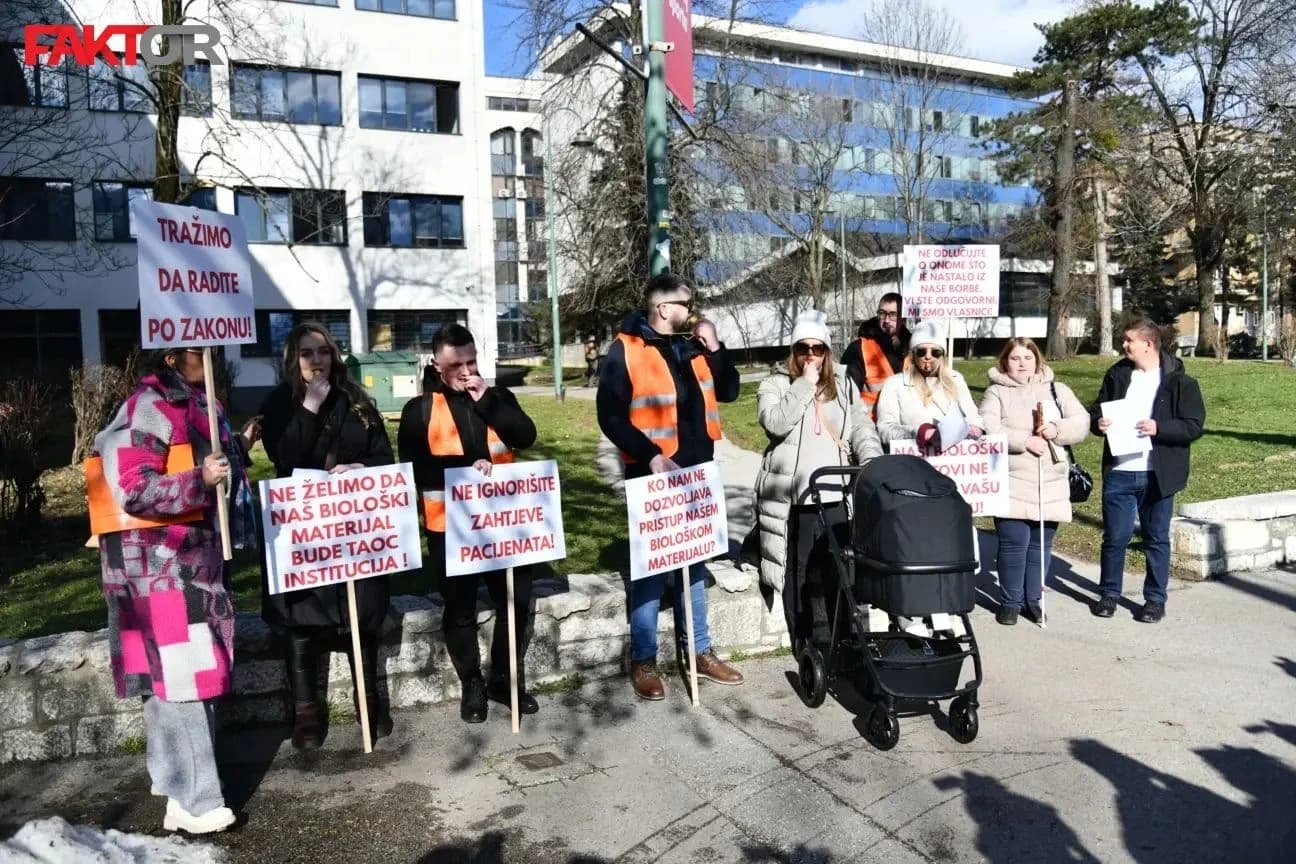 Pacijenti čiji su embriji osam mjeseci "zarobljeni" u zatvorenoj klinici sutra izlaze na proteste ispred FMZ-a