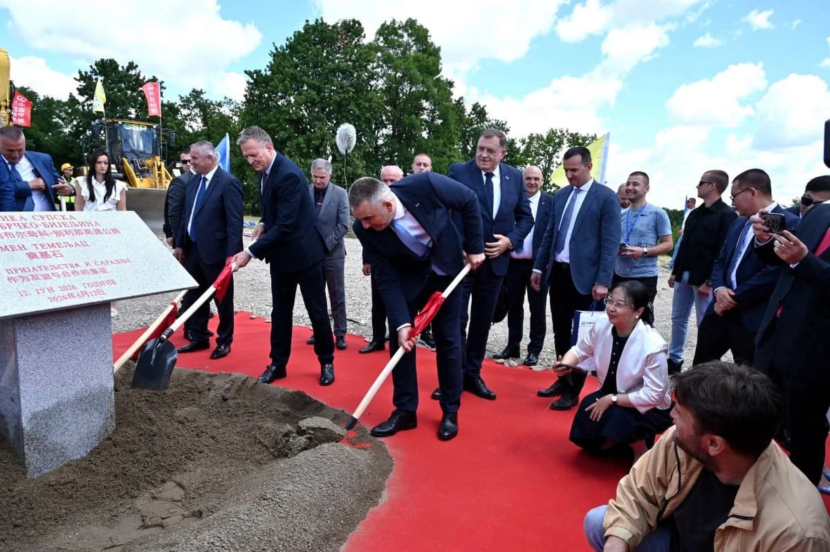 Polaganje kamena temeljca za dionicu Brčko – Bijeljina