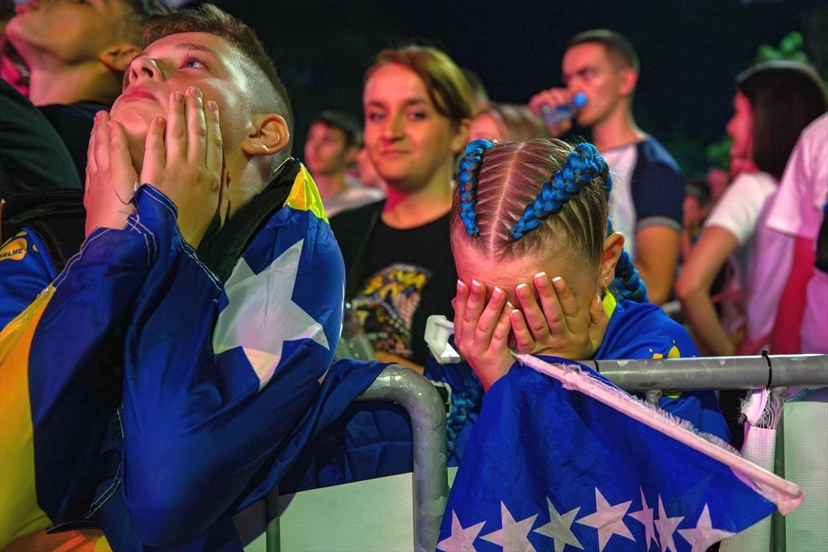 Navijači BiH slave trijumf nad Katarom