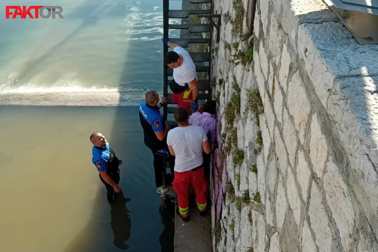 Policija i Hitna pomoć na licu mjesta
