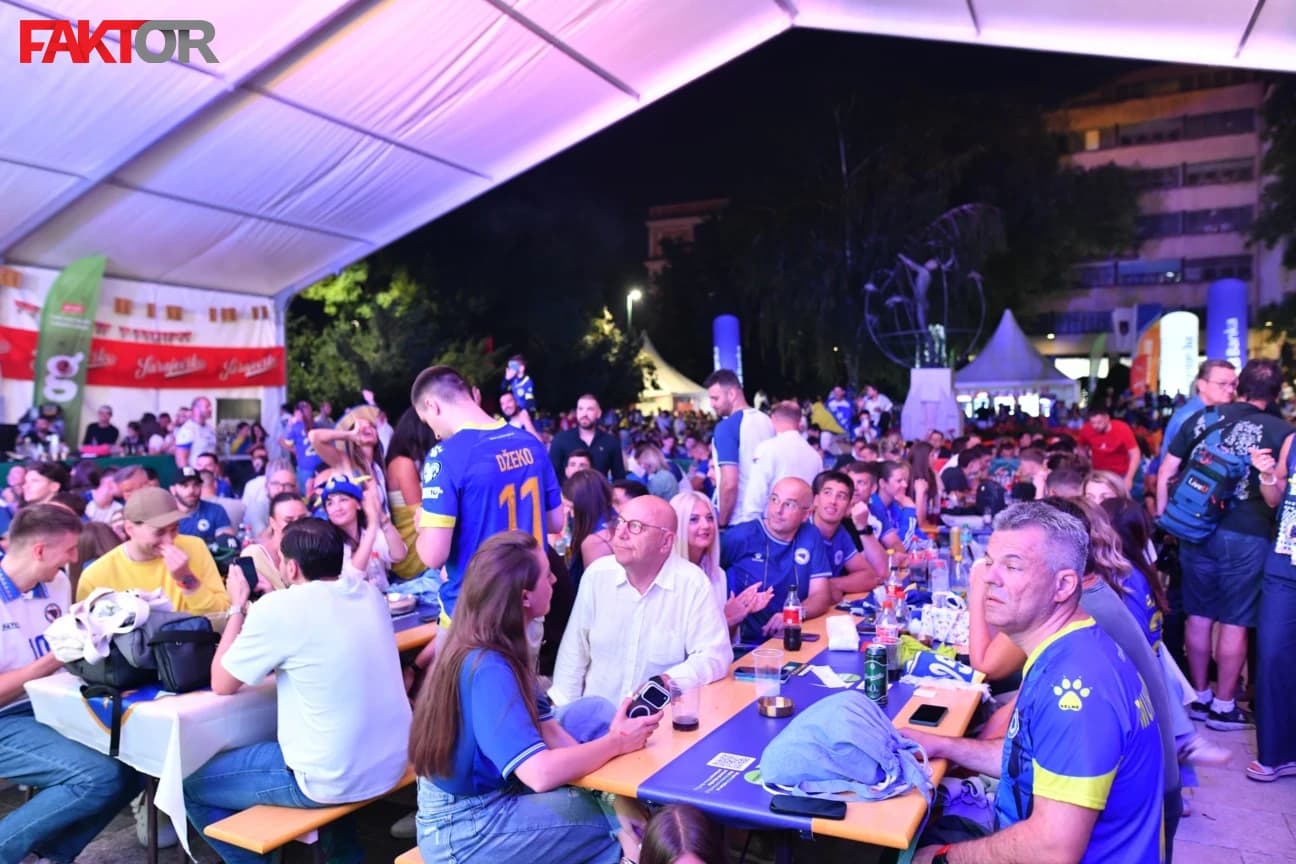 Navijači već zagrijali grla i dlanove: U Sarajevu večeras nema spavanja