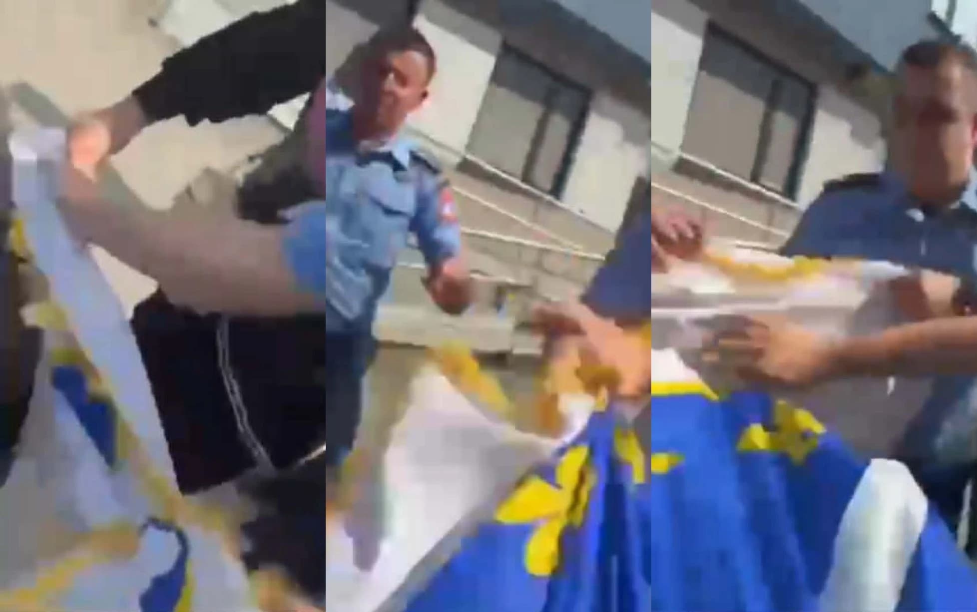 Policija u Doboju nasilno skinula zastavu RBiH sa auta žene iz Maglaja, stavili joj lisice, priveli i maltretirali...