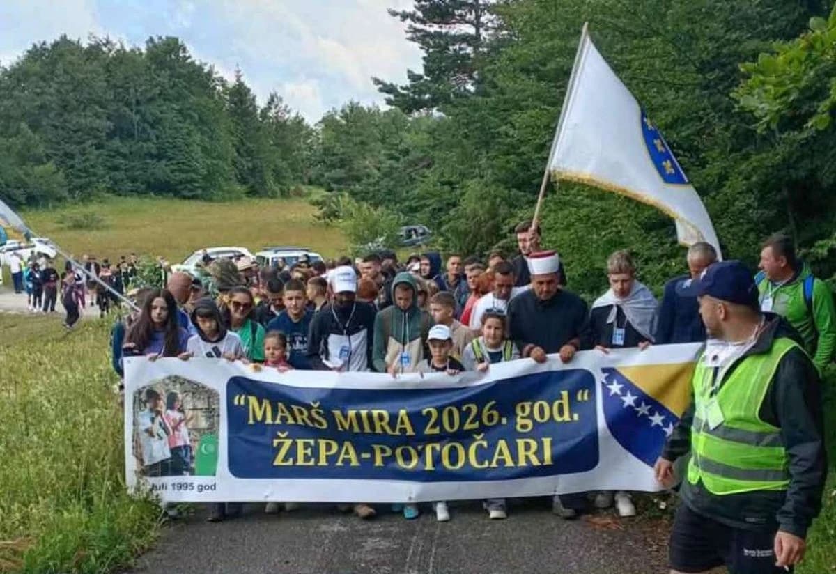 Više od 200 učesnika Marša mira Žepa-Srebrenica