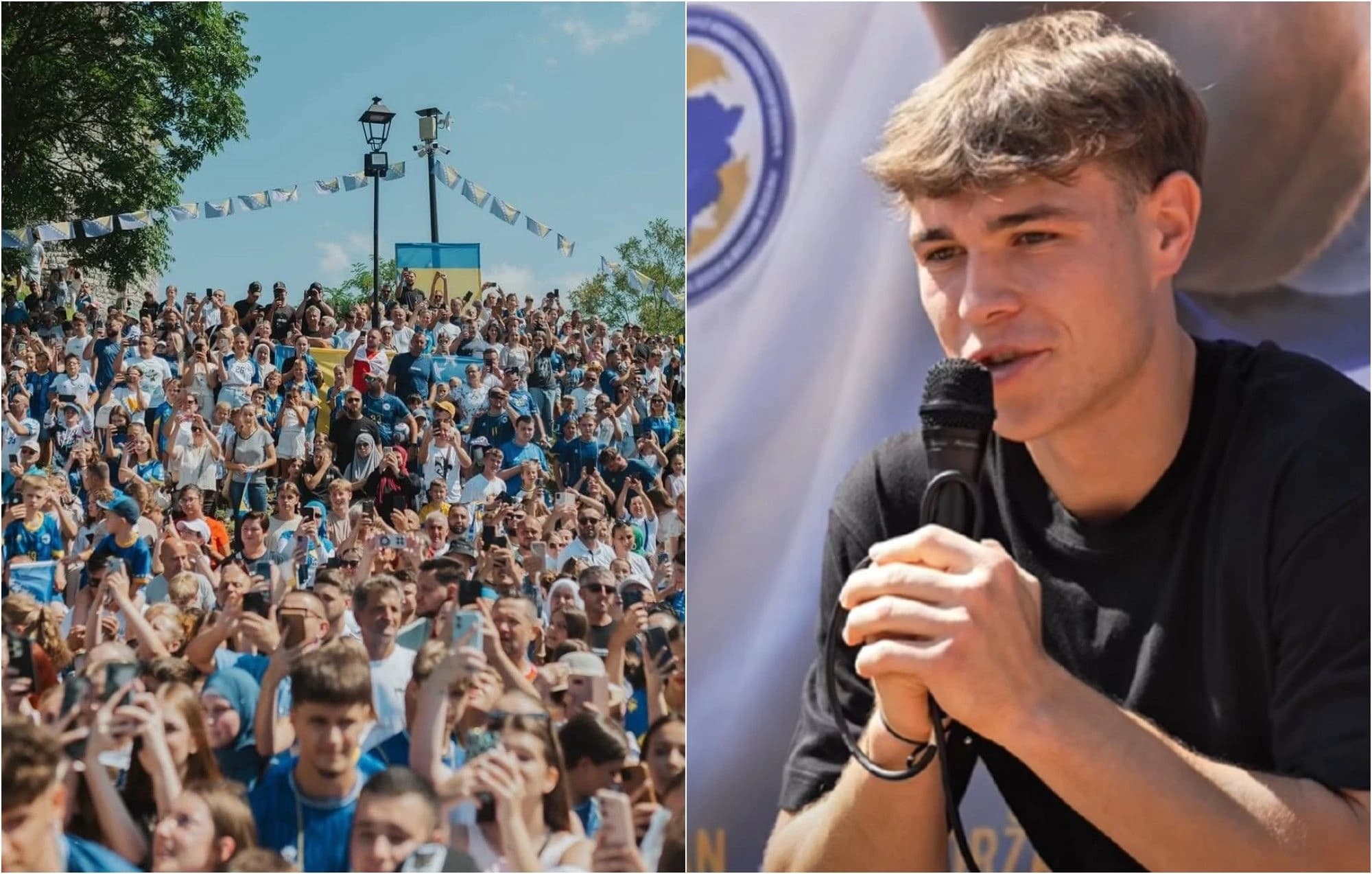 Bosanska Krupa i Ljuti Krajišnici priredili su spektakl za Ermina Mahmića