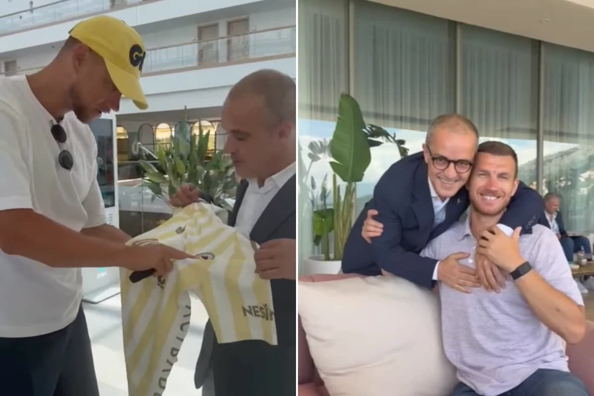 Edin Džeko u Dubrovniku opipao dres slavnog kluba