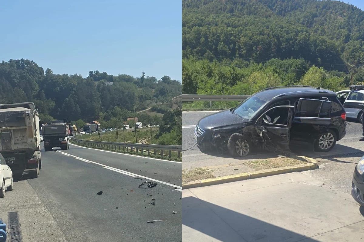 Sudar kamiona i automobila kod Žepča, ima povrijeđenih, saobraćaj obustavljen