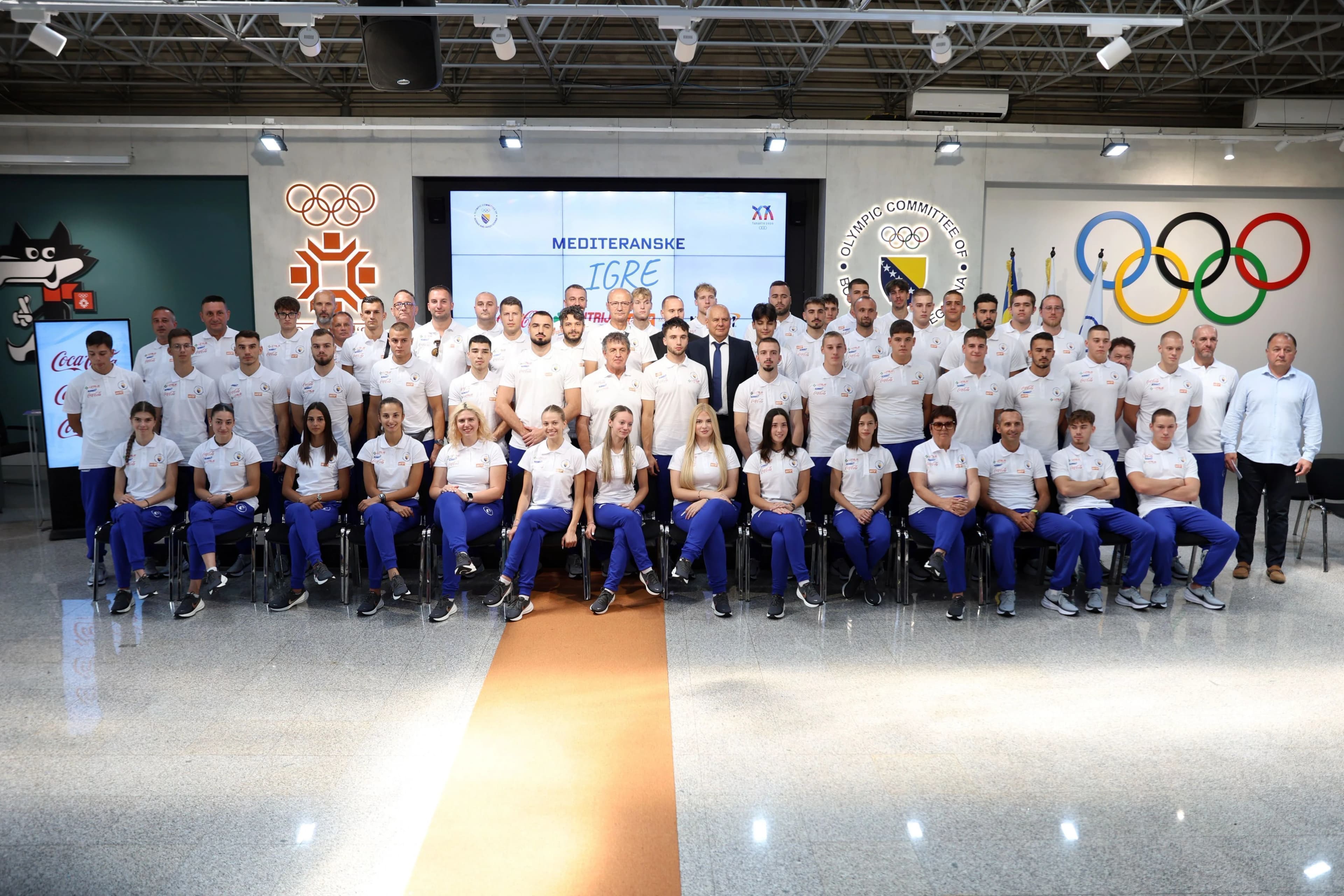BiH će na Mediteranskim igrama predstavljati 76 sportista u 15 sportova