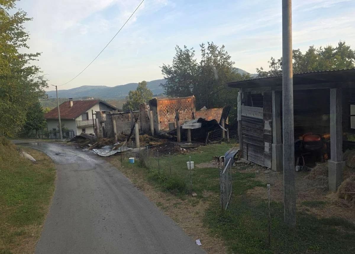 Uhapšen osumnjičeni za požar u Kotor Varoši: Izgorjelo 38 ovaca i koza, šteta 50.000 KM