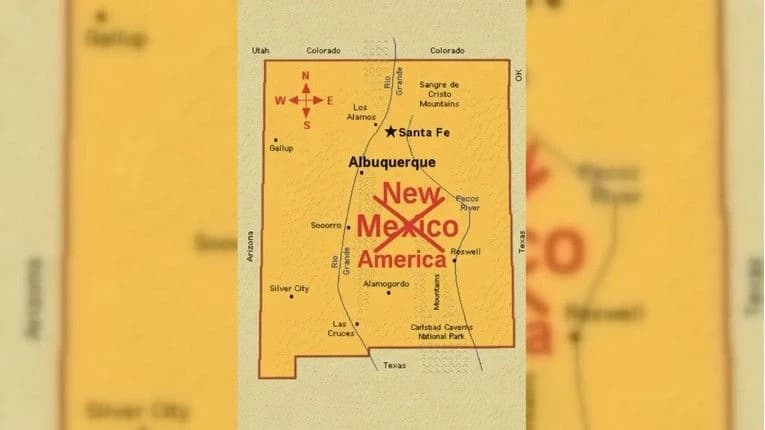 Donald Trump ima novu ideju: Objavio sliku države na kojoj se New Mexico zove New Amerika