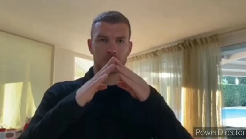 Edin Džeko se obratio na znakovnom jeziku 