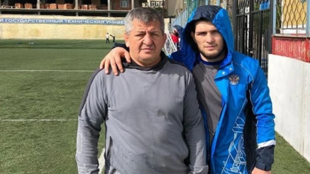 Abdulmanap Nurmagomedov i Khabib Nurmagomedov
