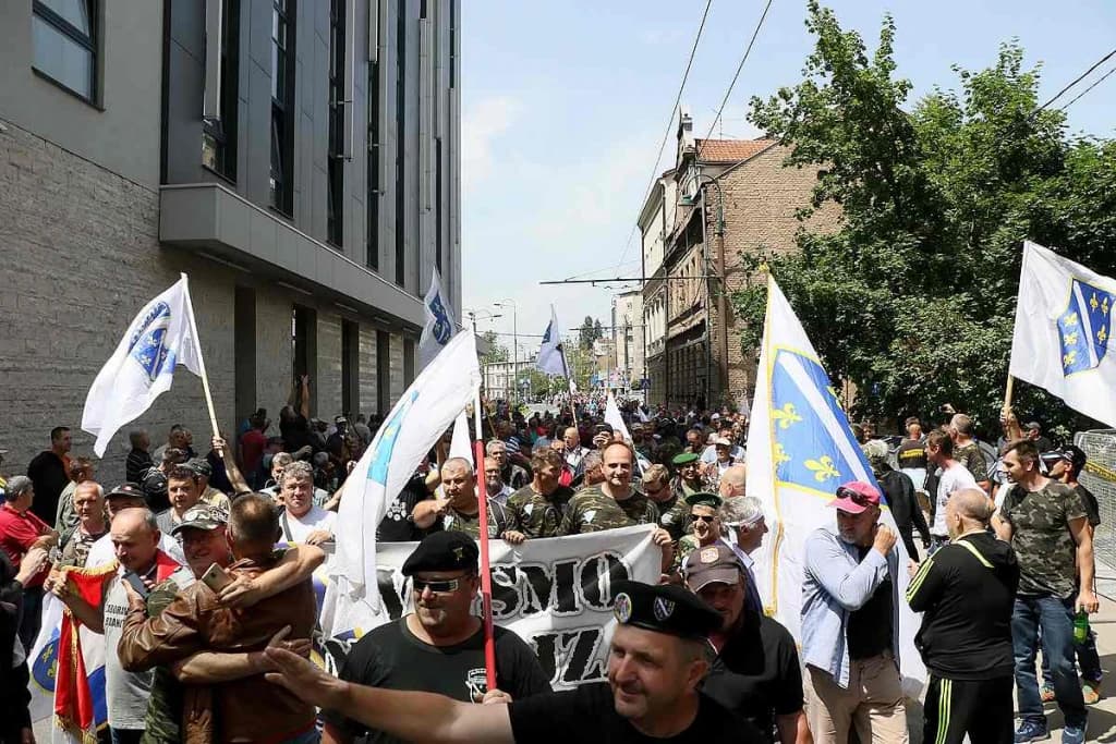 Demobilisani borci, protesti 