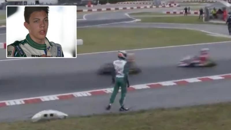 Italijan "pukao": Branikom svog vozila gađao rivala na stazi