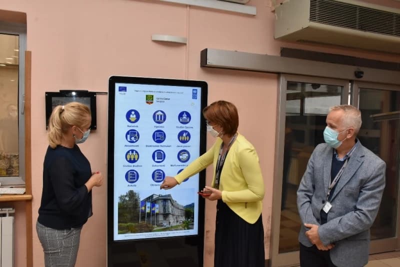 Općina Centar Interaktivni panel