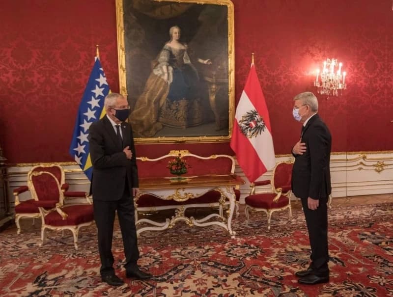 Alexander Van der Bellen i Šefik Džaferović