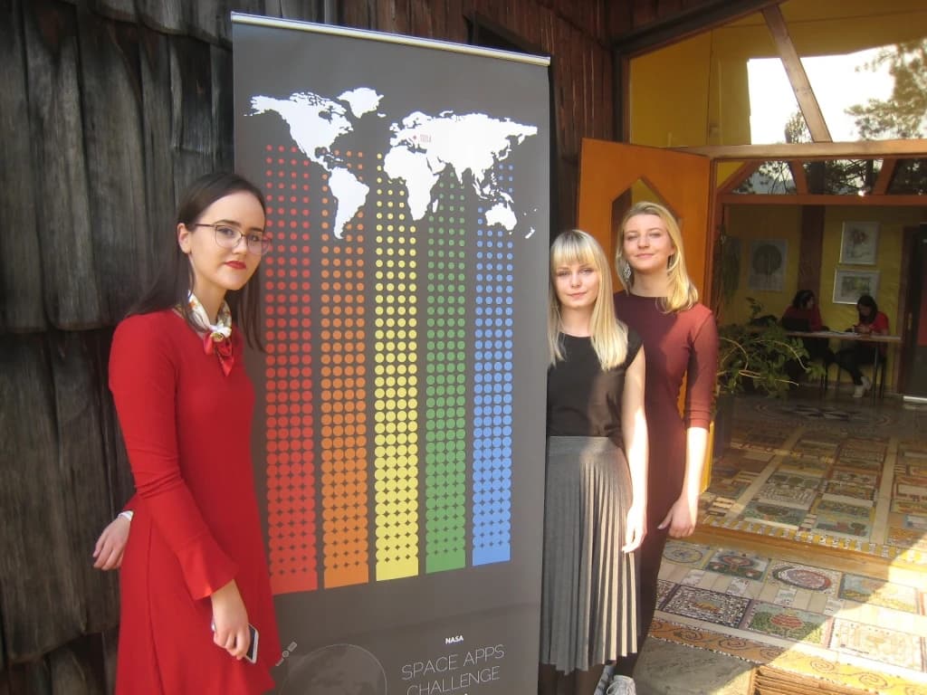NASA Space Apps Challenge, učenice