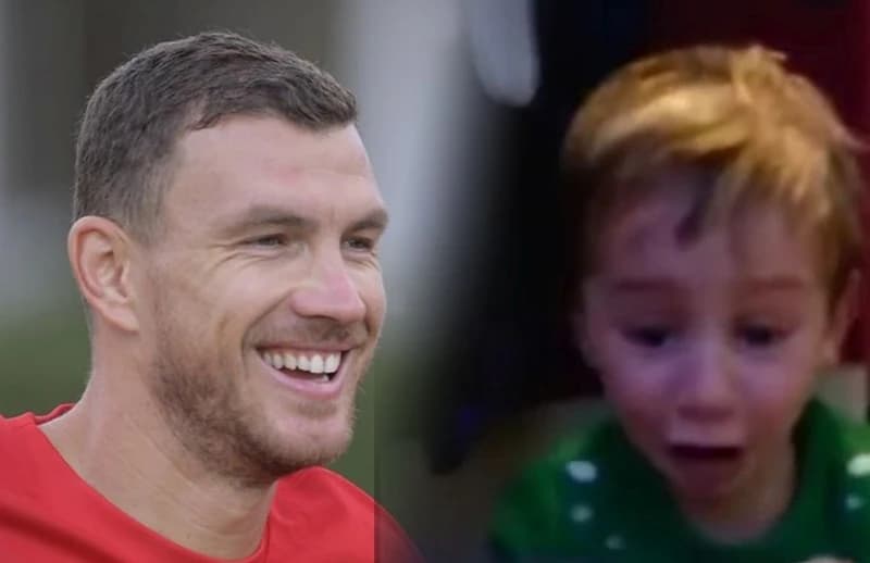 Edin Džeko ugostio malenog Davida čije su suze radosnice obišle svijet