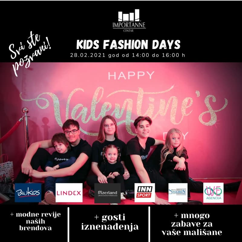 Drugi Kids Fashion Days 28. februara u Importanne centru u Sarajevu
