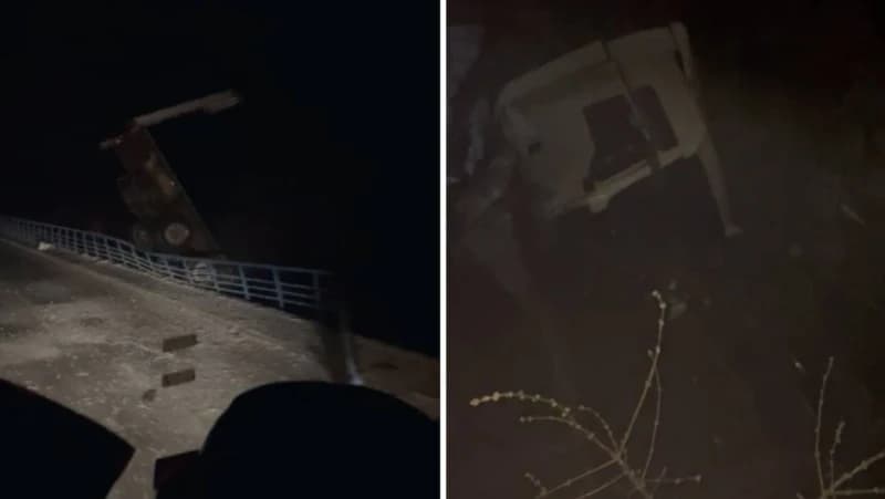 Kamion sletio u kanal kod Stare Gradiške, vozač iz BiH završio u bolnici
