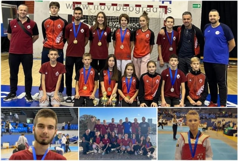 Taekwondo klub Šampion osvojio 11 medalja u Beogradu