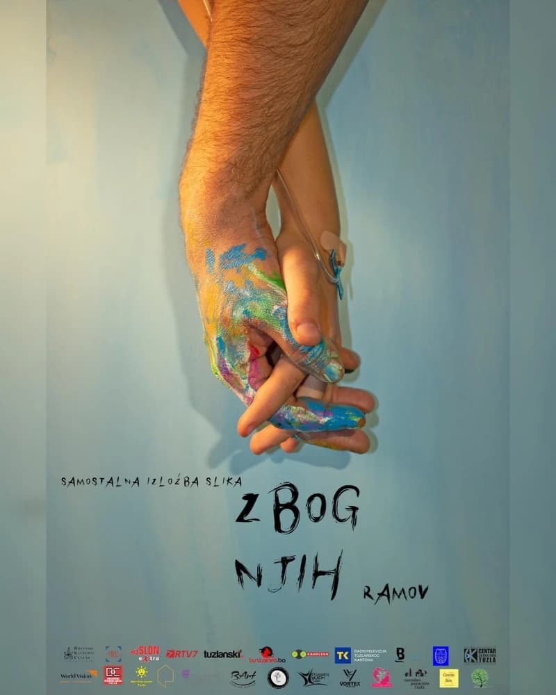 Plakat izložbe "Zbog njih"