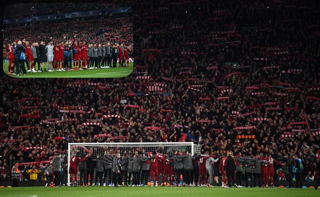 Da se naježiš: Pogledajte osam minuta općeg "ludila" navijača i igrača Liverpoola